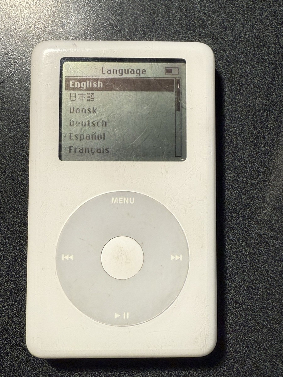 Apple iPod 4台セット Apple iPod A1059 White 4th Generation 20GB 2004 | eBay