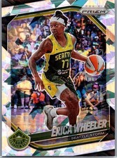 2025 Panini Prizm WNBA #125 Erica Wheeler Ice Prizm