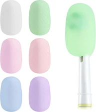 6 Packs Silicone Toothbrush Covers, Caps for Electric & Manual Toothbrush Heads