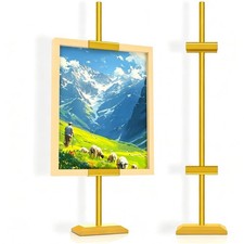 Adjustable Tabletop Easel Stand for Frames up to 29" H - Heavy-Duty Picture F...