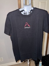 Off-White Mens Black/Pink Logo Graphic Print ...