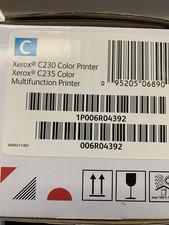 Image of Genuine Xerox High-Capacity Cyan Toner Cartridge C230 / C235 - 006R04392 NEW