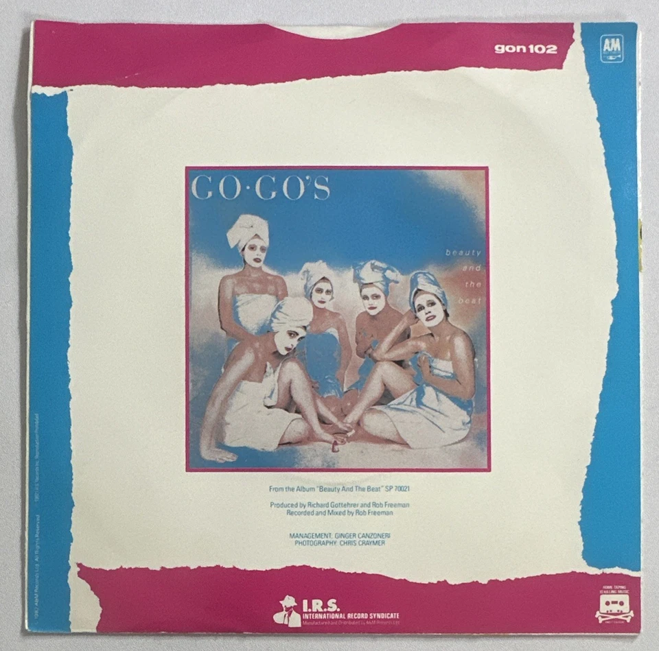 Go·Go's - Our Lips Are Sealed - GON 102 - 7" Vinyl Single - EX / VG+ Foto 3 de 4