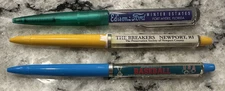 Vintage Floaty Pen Lot – Edison Ford Estates FL, The Breakers RI, Buggs Bunny 