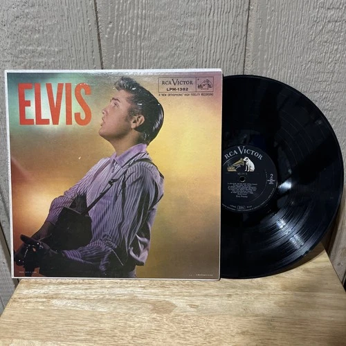 Elvis Presley LPM-1382 Original Very Rare Vinyl Ad Back