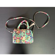 Steve Madden Multicolor Floral Satchel Top Handle Bag Crossbody Strap Women