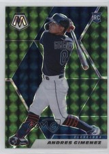 2021 Panini Mosaic Rookie Green Mosaic Prizm Andres Gimenez #277 qf6