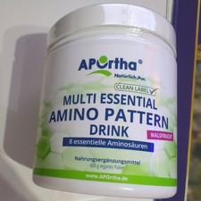 72,38€/KG Aportha Multi essential Amino Pattern PREMIUM Drink 400g Waldfrucht