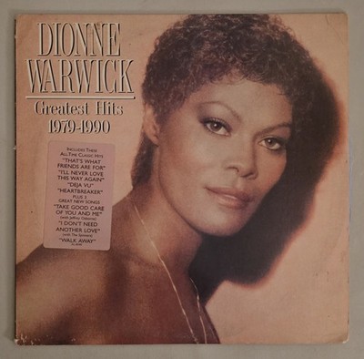 Dionne Warwick  Greatest Hits Vintage PROMO Vinyl LP Record VG+ RARE  R&B Legend