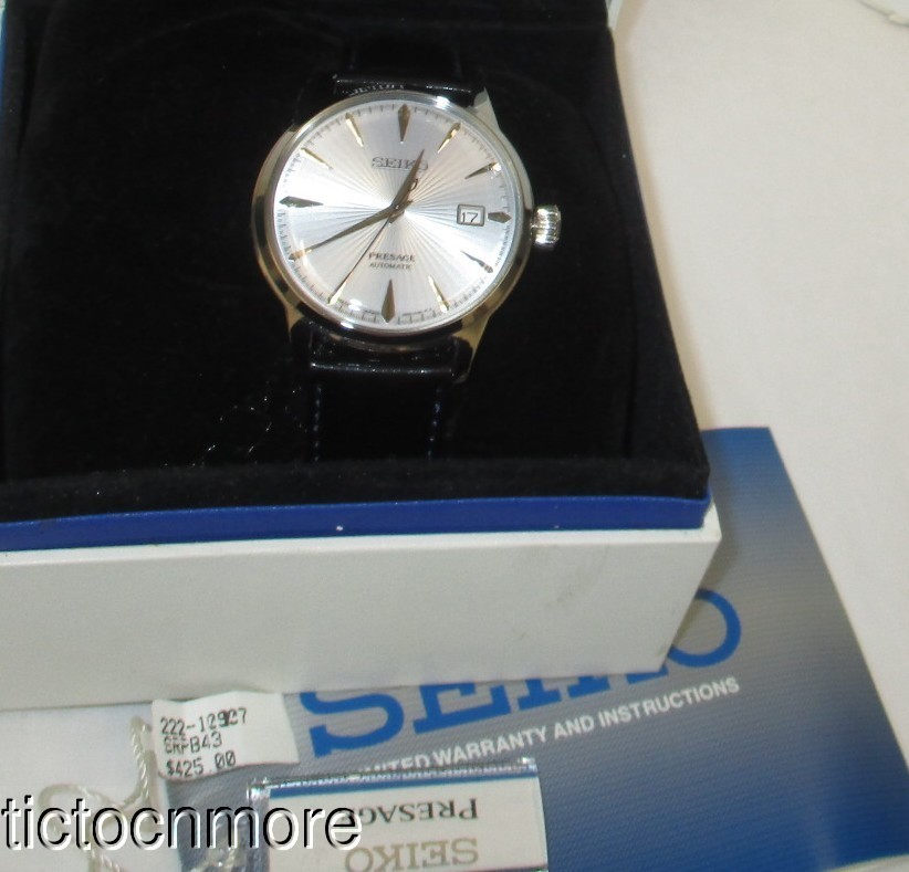 Grand Seiko Srpb43 Review SEIKO PRESAGE AUTOMATIC WATCH MENS 40mm