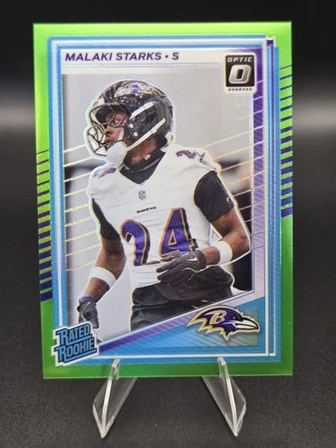 2025 Donruss Optic Football Neon Green Malaki Starks #256