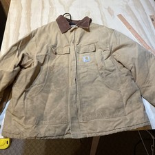 Vintage Carhartt Jacket Size Tag Is Not Readable. Guessing 3X Fair Condition