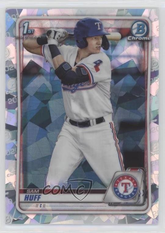 2020 Bowman Chrome Prospects Atomic Refractor Sam Huff #BCP-33 5b1