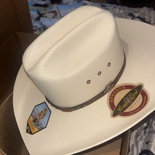 Stetson 10X Straw Cowboy Hat Rodeo 6-7/8 New In Box