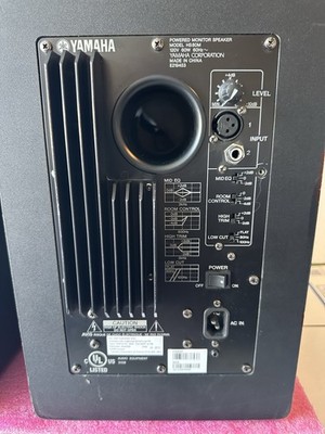 YAMAHA HS 80M ペア　モニタースピーカー Lot Of 2 Yamaha HS80M Studio Reference Monitor Speakers - Black | eBay