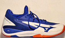 Mizuno Wave Impulse Men  s 9 White Blue Synthetic Tennis Shoes 61GC195027
