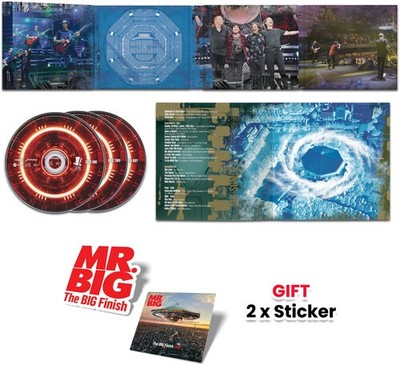 Mr. Big - The BIG Finish Live - 2 MQA-CD + Blu-ray + Gift ''2x Stickers'' [New CD]