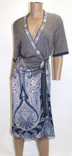 Eli Tahari Vintage Multicolor Floral Print Dress Size XL/TG