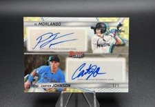 PJ Morlando Carter Johnson Dual Auto 1/1 Superfractor 2025 Bowman's Best Marlins
