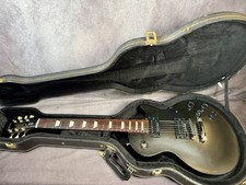 GIBSON USA Les Paul Studio Worn Ebony Faded + Seymour Duncan Black Winter HSC