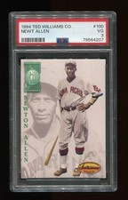 NEWT ALLEN - 1994 TED WILLIAMS CO. #100 - PSA 3 VG - NEGRO LEAGUES