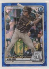 2020 Bowman Chrome Draft Sapphire Edition CJ Abrams #BD-189 0o6v