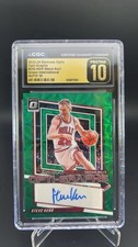 2023 Panini Donruss Optic Steve Kerr Opti-Graphs Green Int'l CGC 10 #21198 ccn