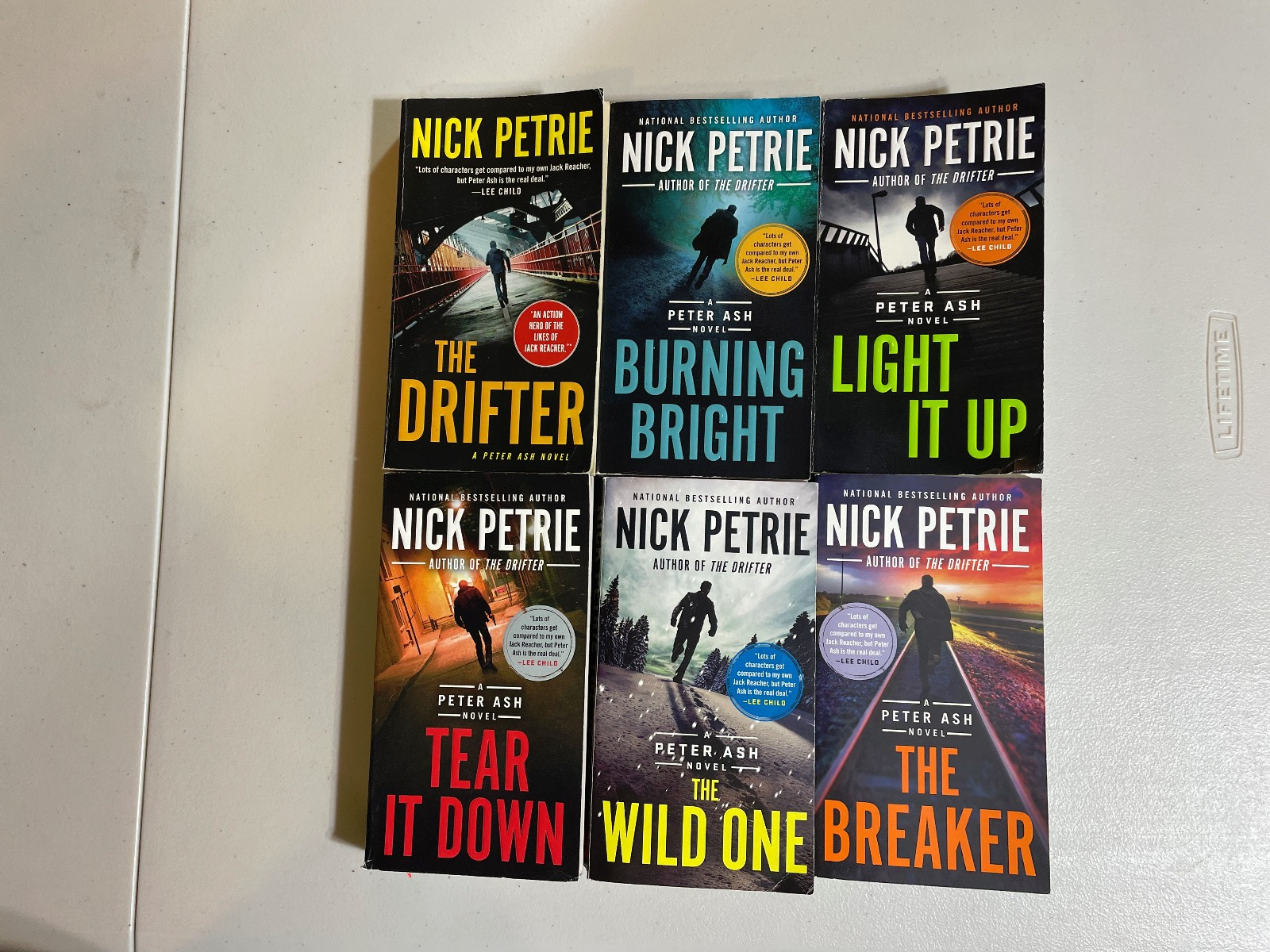 NICK PETRIE 6 book SET in the PETER ASH series
