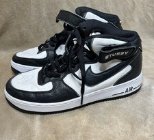 Nike Stussy x Air Force 1 Mid Black White for Sale Nike Stussy x Air Force 1 Mid Black White for Sale