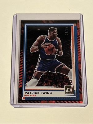2025-26 Panini Donruss Patrick Ewing /75 Red Sp New York Knicks Legend