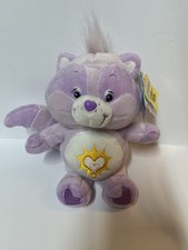 Care Bears Bright Heart Raccoon Collector's Edition Purple Plush Stuffed Animal