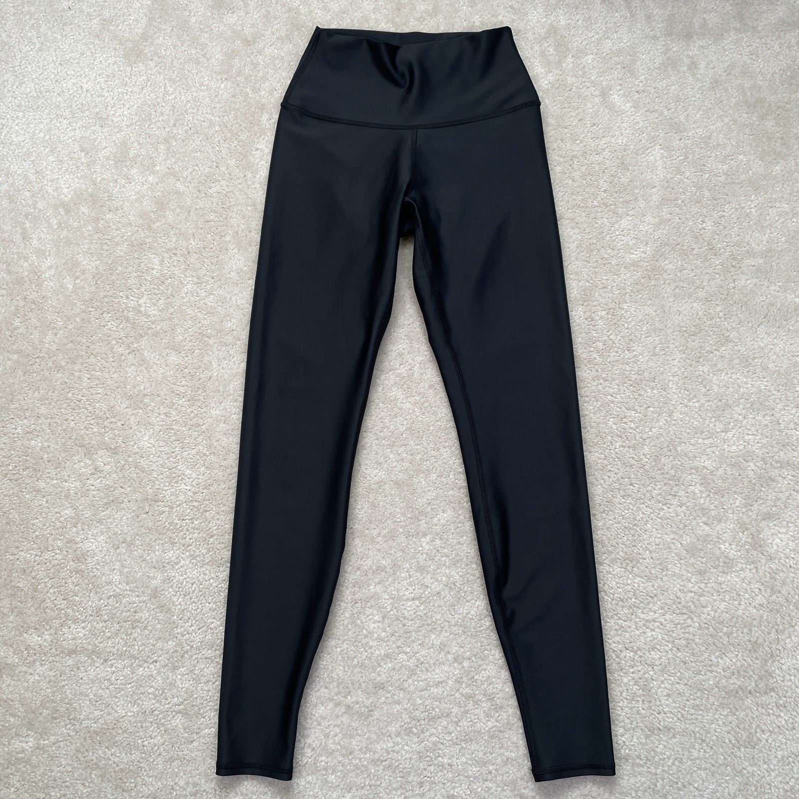 Alo Womens Small Black Yoga Leggings Skinny Active Pants No Care Tag