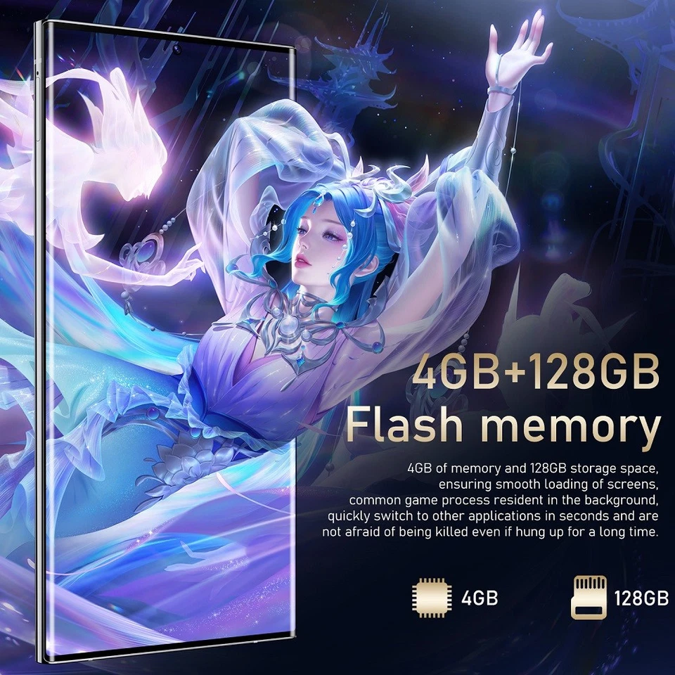 2025 Unlocked Phone 128GB Android K24 Ultra 5G Smartphone Dual SIM Cheap Mobile - Image 3 of 4