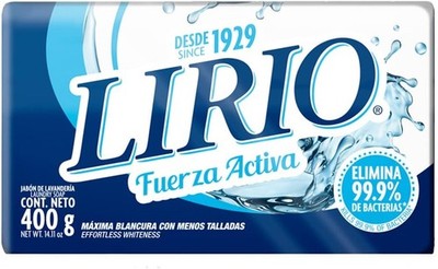 White Laundry Soap - 14.1 oz,(Lirio)