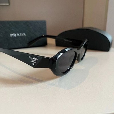 Prada SPR26Z-all black sunglasses for women | eBay