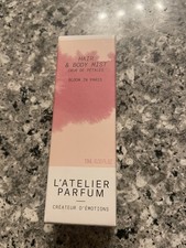 L'Atelier Parfum Hair Body Mist, Bloom In Paris 10mL Spray, Rose/Lychee NIB