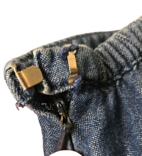 New Direction Skirt Woman's 1X Denim Tiered Sequins Artsy Prairie Western Boho - Picture 5 of 12