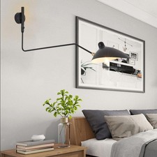 Industrial Swing Arm Wall Light Adjustable Iron for Bedrooms Sconce Wall Lights