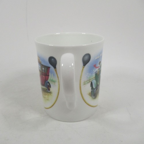Mug Vintage Vehicles Royal Worcester Sports And Pastimes Collection Bone China - Picture 11 of 24