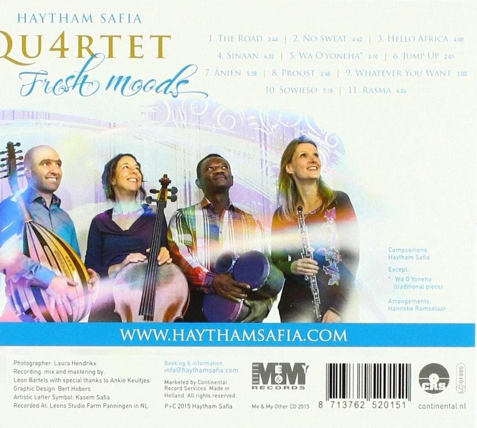 Haytham Quartet Safia Fresh Moods (CD) - Image 2 of 2