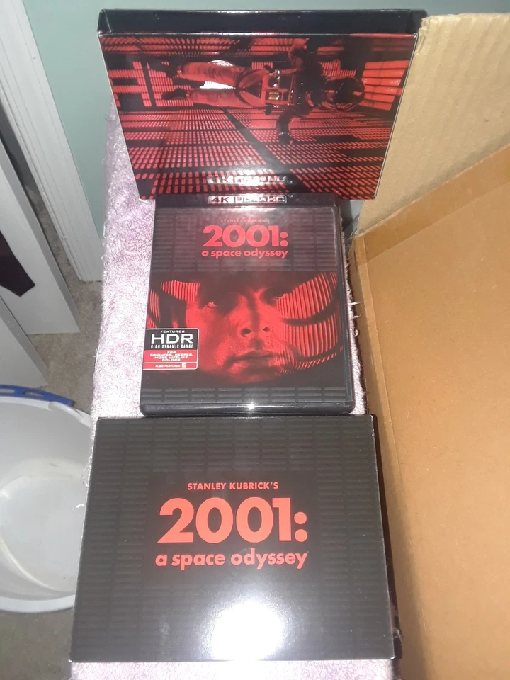 2001: A Space Odyssey 4K UHD Blu-ray 3 Disc Slipbox Booklet Postcards OOP NICE!! - Image 2 of 4