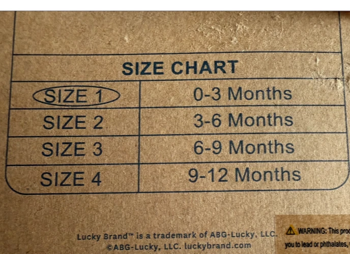 Lucky Brand SELLADOS EN CAJA Bebé Bebé Cuna Zapatos Blanco Violeta Talla 1 (0-3 Meses) Foto 3 de 4