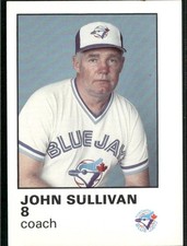 1987 Toronto Blue Jays Fire Safety SGA #NNO John Sullivan