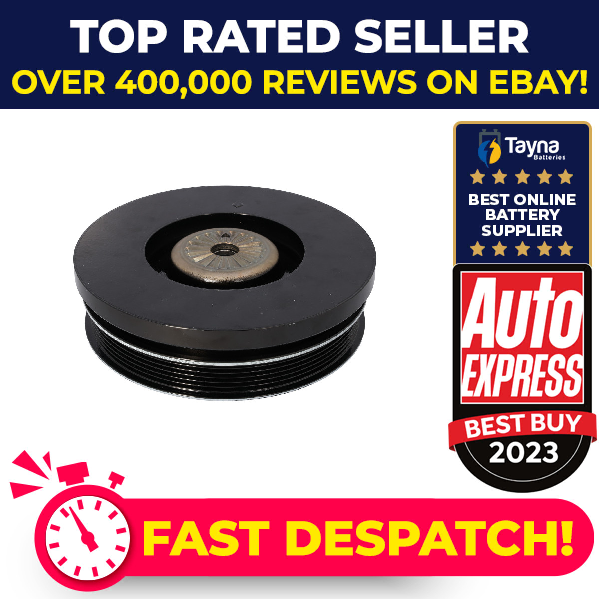 Crankshaft Pulley fits AUDI A4 B9 3.0D 2018 on Belt 059105251DF 059105251EE Febi