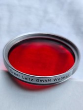 Original Leica 39mm Red (R) Filter E39 Chrome...