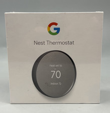 Google Nest Termostato Programable Wi-Fi Termostato - Carbón - Sellado