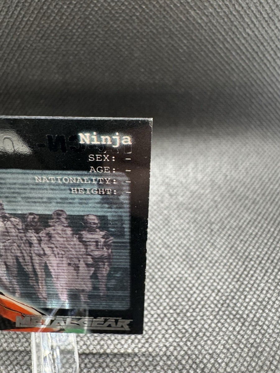 RARE 🔥 1998 Konami Metal Gear Solid Trading Card #26 TURTLE