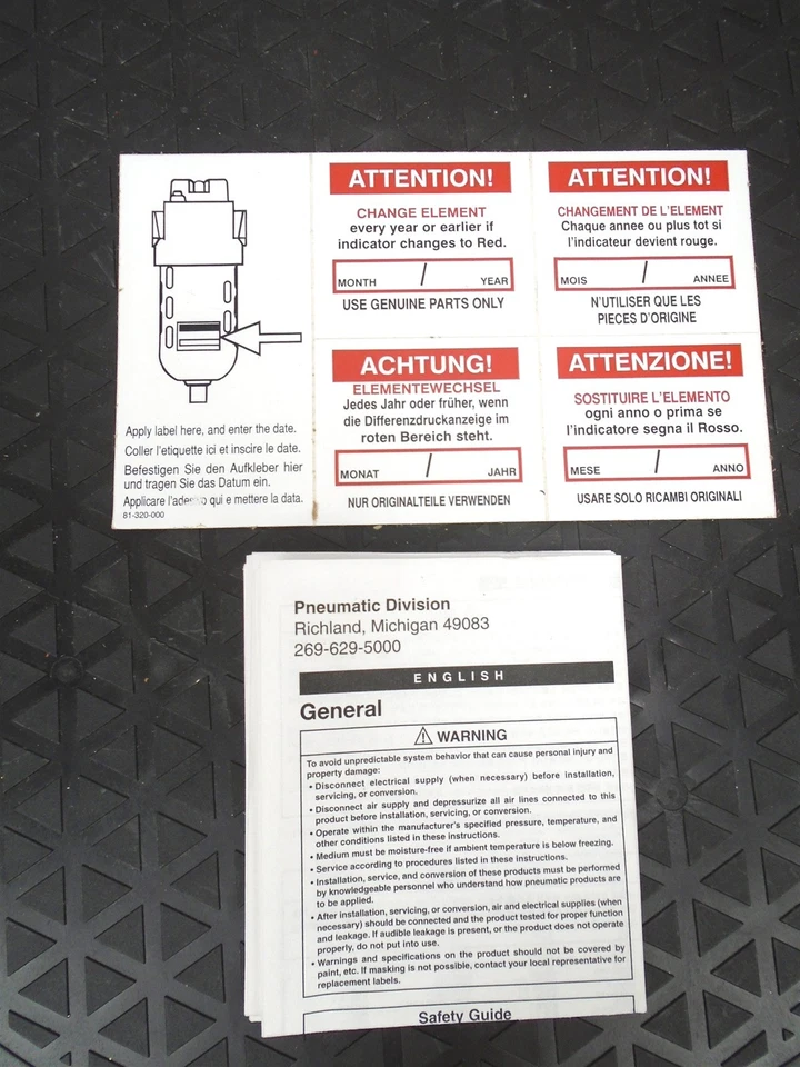 WILKERSON - M18-02-CG00 - COALESCING FILTER - 1/4"NPT - 0.01m - 150psi 85cfm NEW - Image 3 of 4