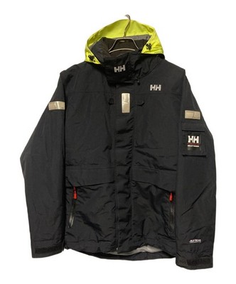 Authentic HELLY HANSEN Ocean Frey Jacket M Black/Yellow Men HH11550 #8413