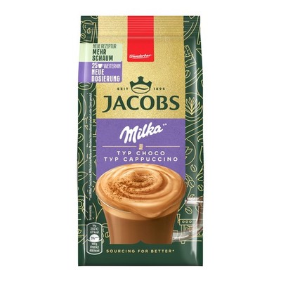 Jacobs Cappuccino Choco Milka Getränkepulver Instant Kaffee 400g 25 Getränke